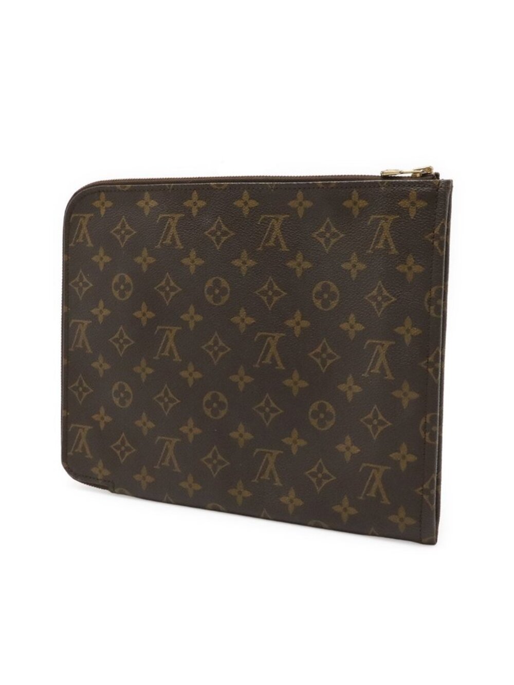 Louis Vuitton Monogram Poche Document Case Clutch Business - Picture 2 of 8